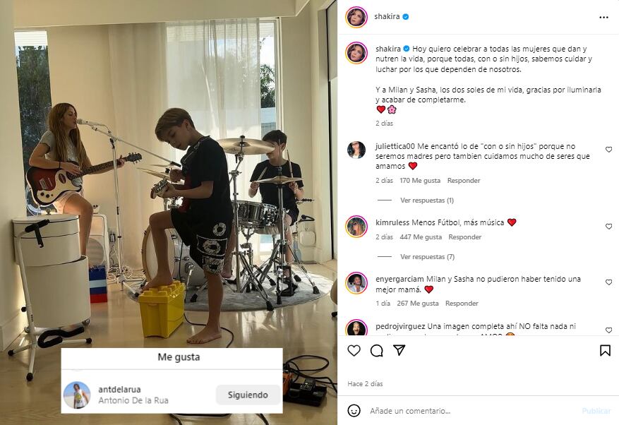 Antonio de la Rúa le dio