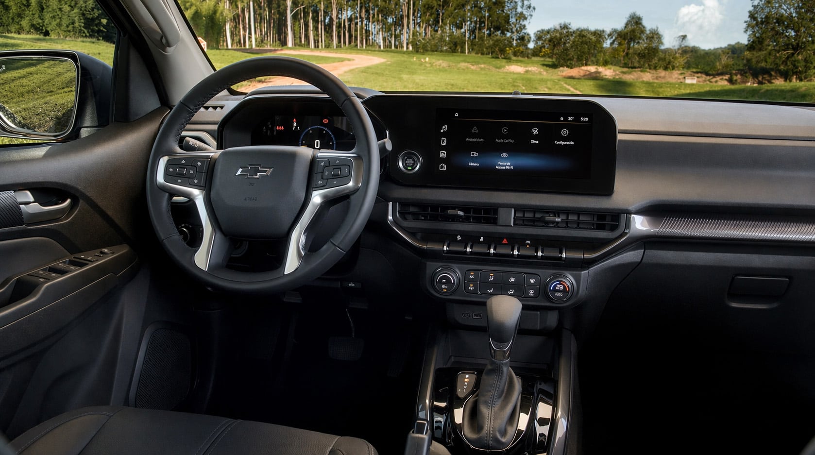 El interior de la nueva Chevrolet S10