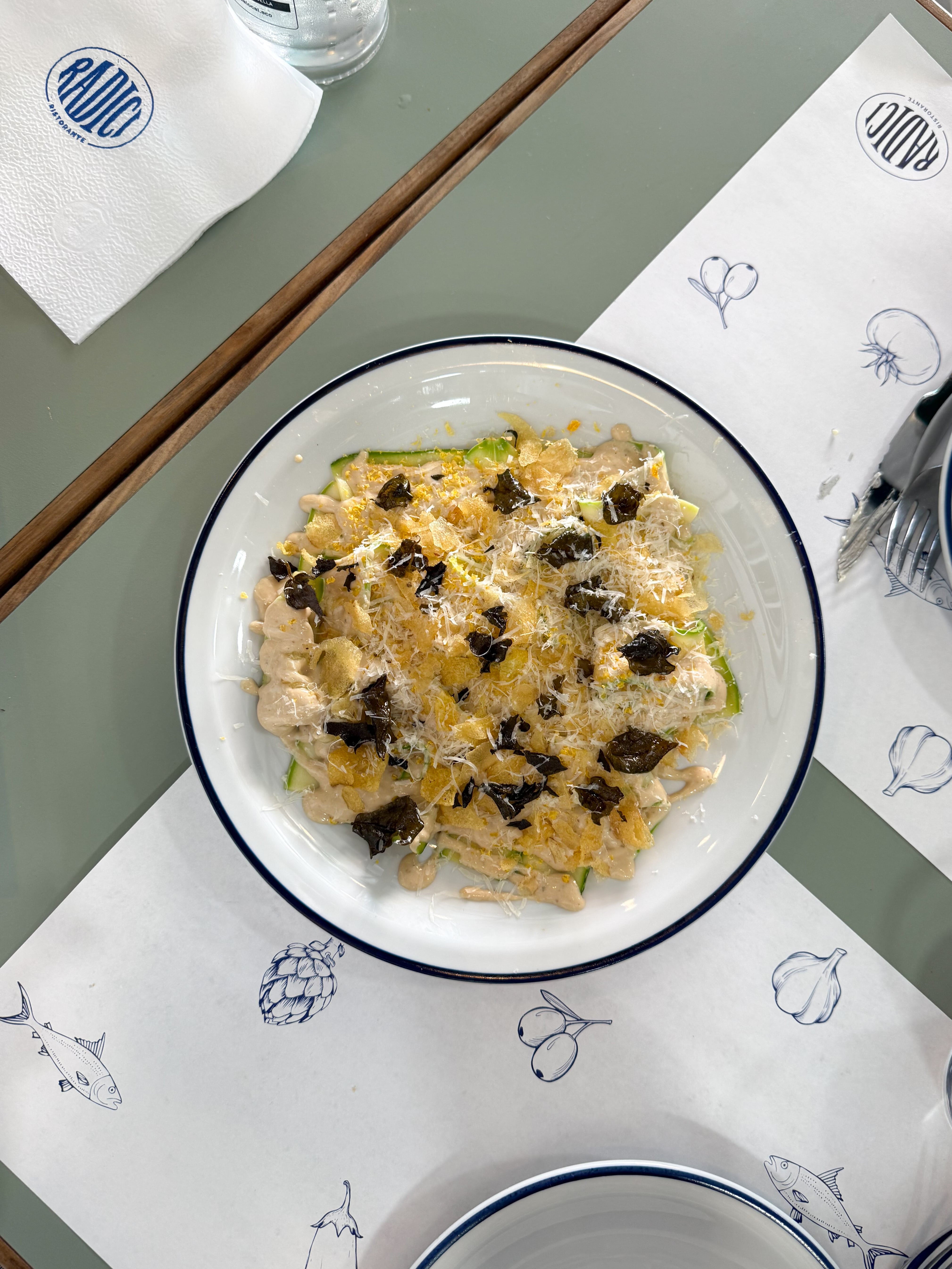 Carpaccio de zucchini