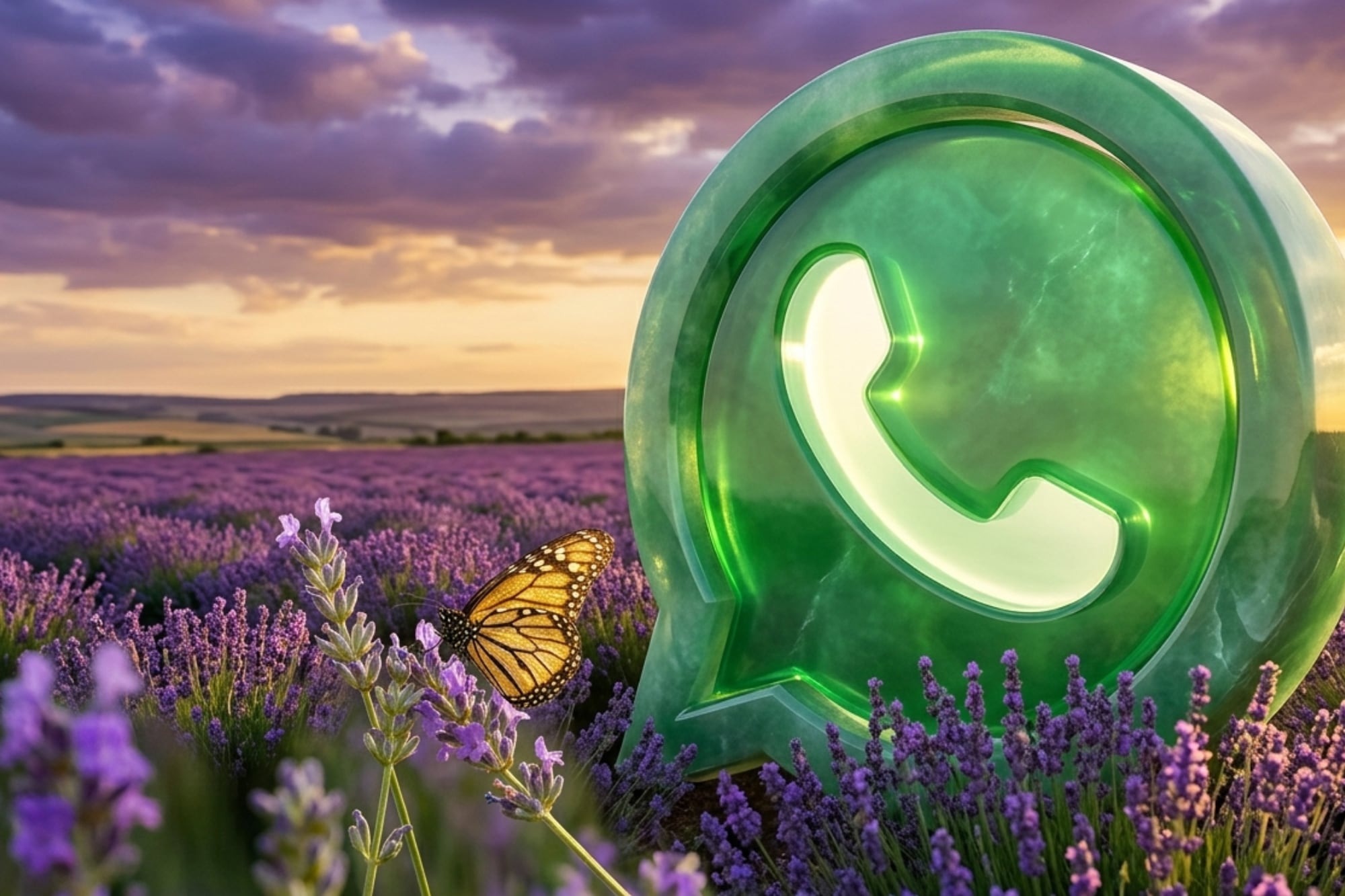 Cómo activar el “modo mariposa dorada” en WhatsApp