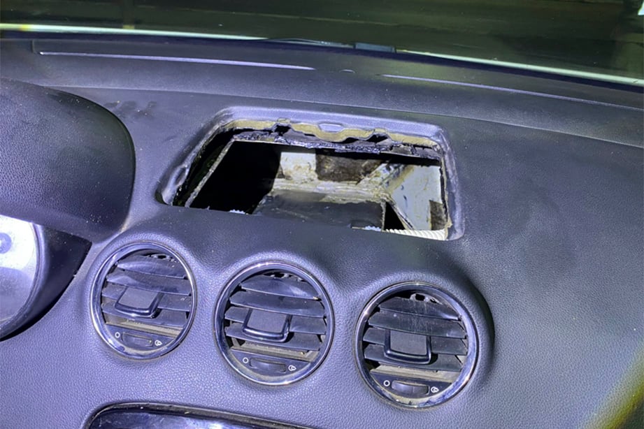 “Corte letal”: Dos condenados por llevar oculto en un auto 63 kilos de cocaína rebajada con un antiparasitario para animales