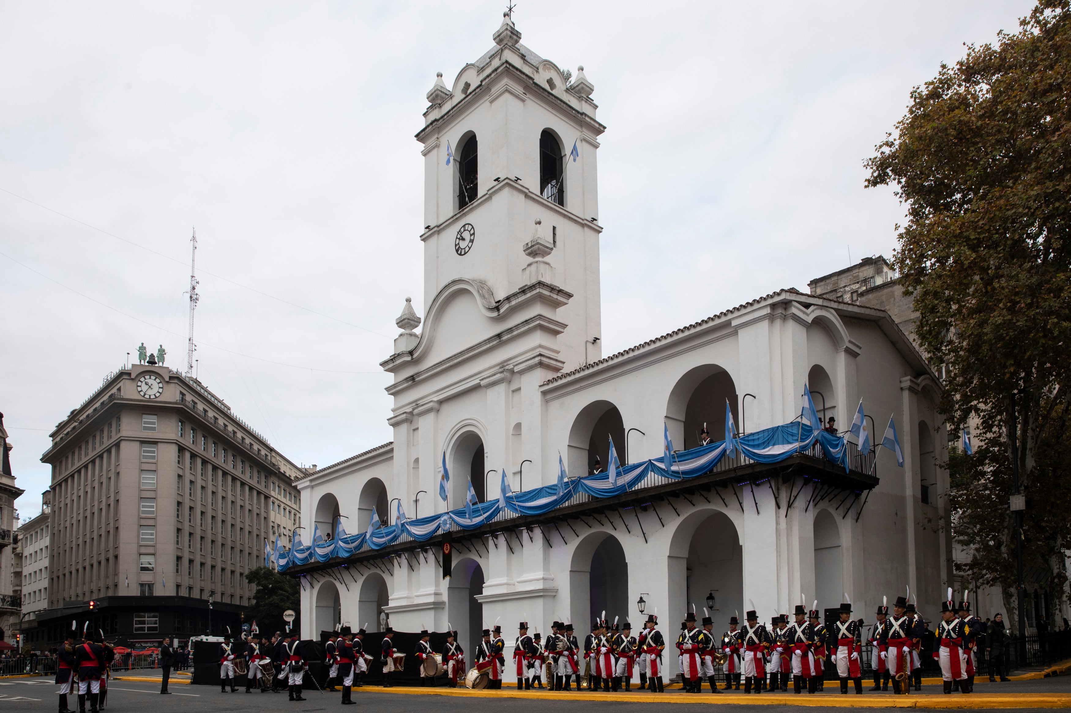 Así lucía el Museo del Cabildo este 25 de Mayo