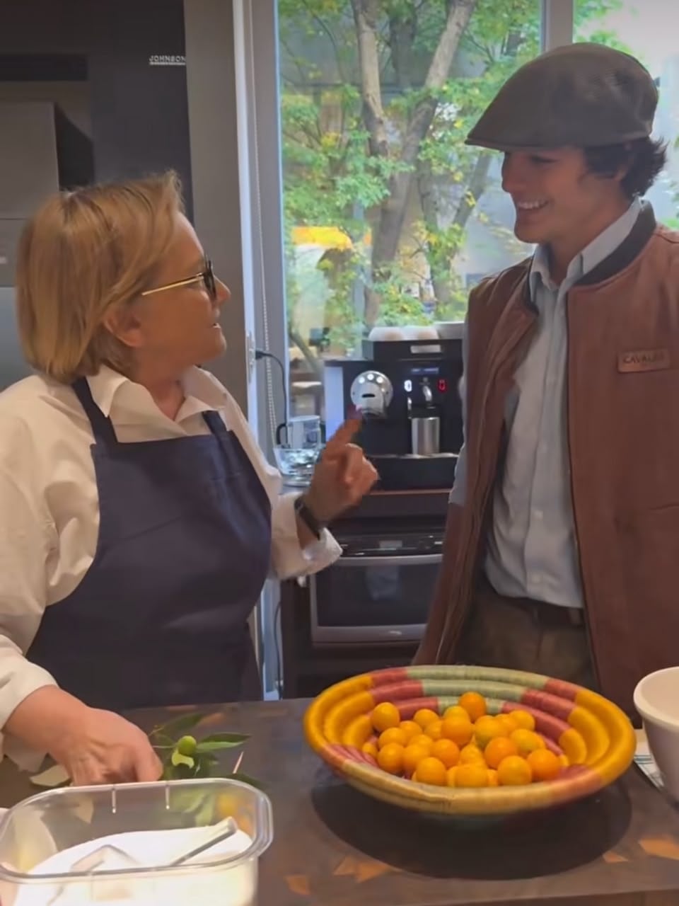 Con Dolli Irigoyen cocinando y compartiendo los secretos de los quinotos de los árboles familiares
