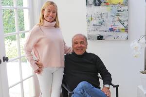 Bodas de rubí. La trilliza María Emilia y Clemente Zavaleta, 40 años de casados