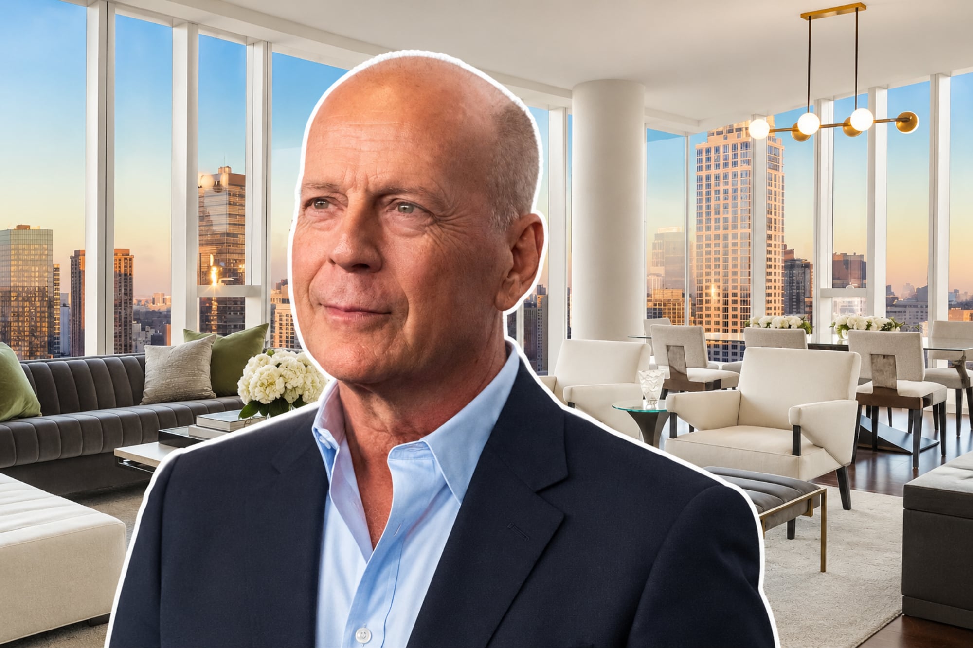 Bruce Willis vendió su dúplex frente a Central Park por US$17,75 millones y se mudó a un departamento de la mitad del tamaño