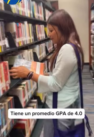 Jessica Castro Alvarez destacó por su promedio de 4.0 (Instagram/@lanoticia)