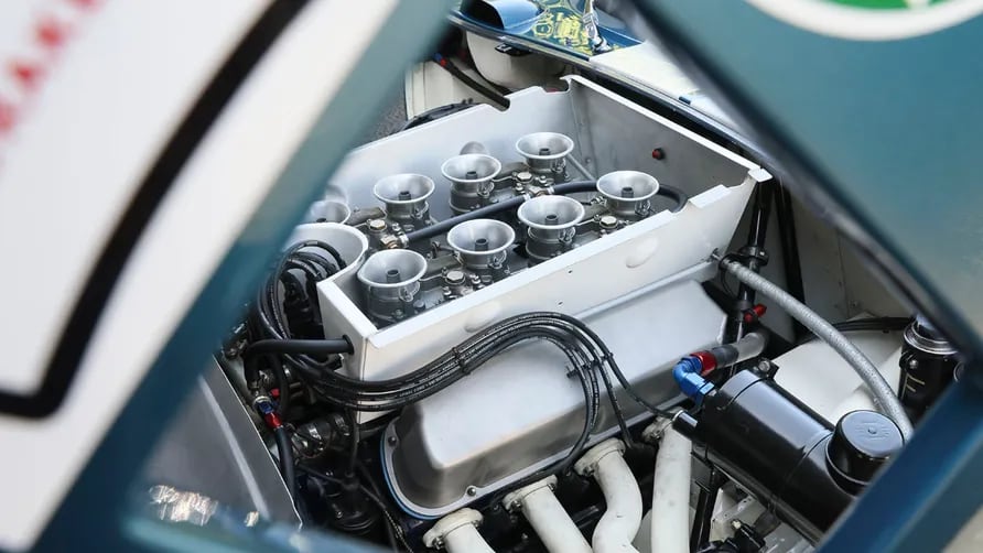 Shelby conservó el Daytona Coupe durante 23 años y encargó su restauración en la configuración de 1965, con un motor Ford 289 V8 (foto: Gooding Christie´s)