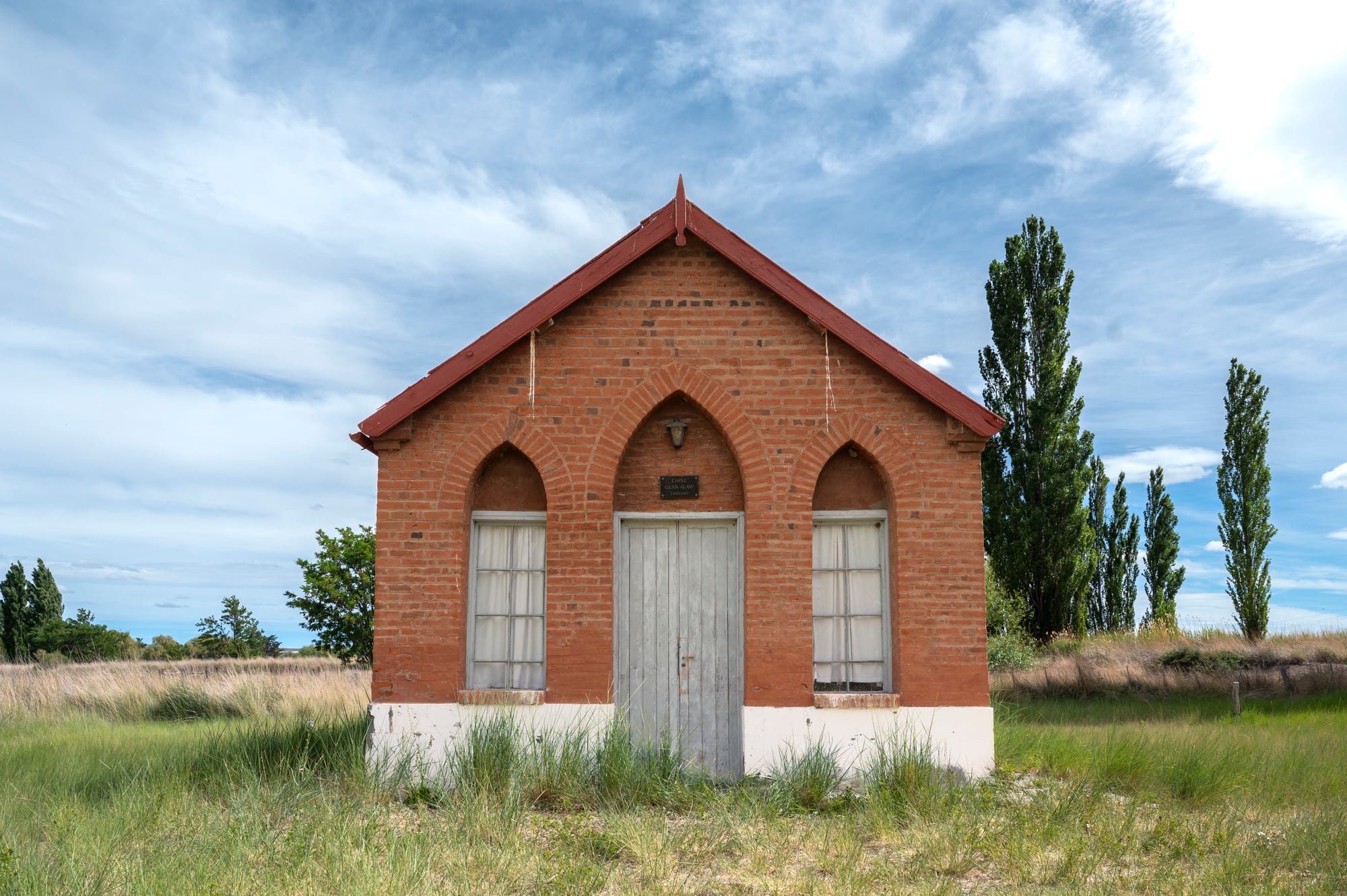 La capilla Glan Alaw está en medio del campo