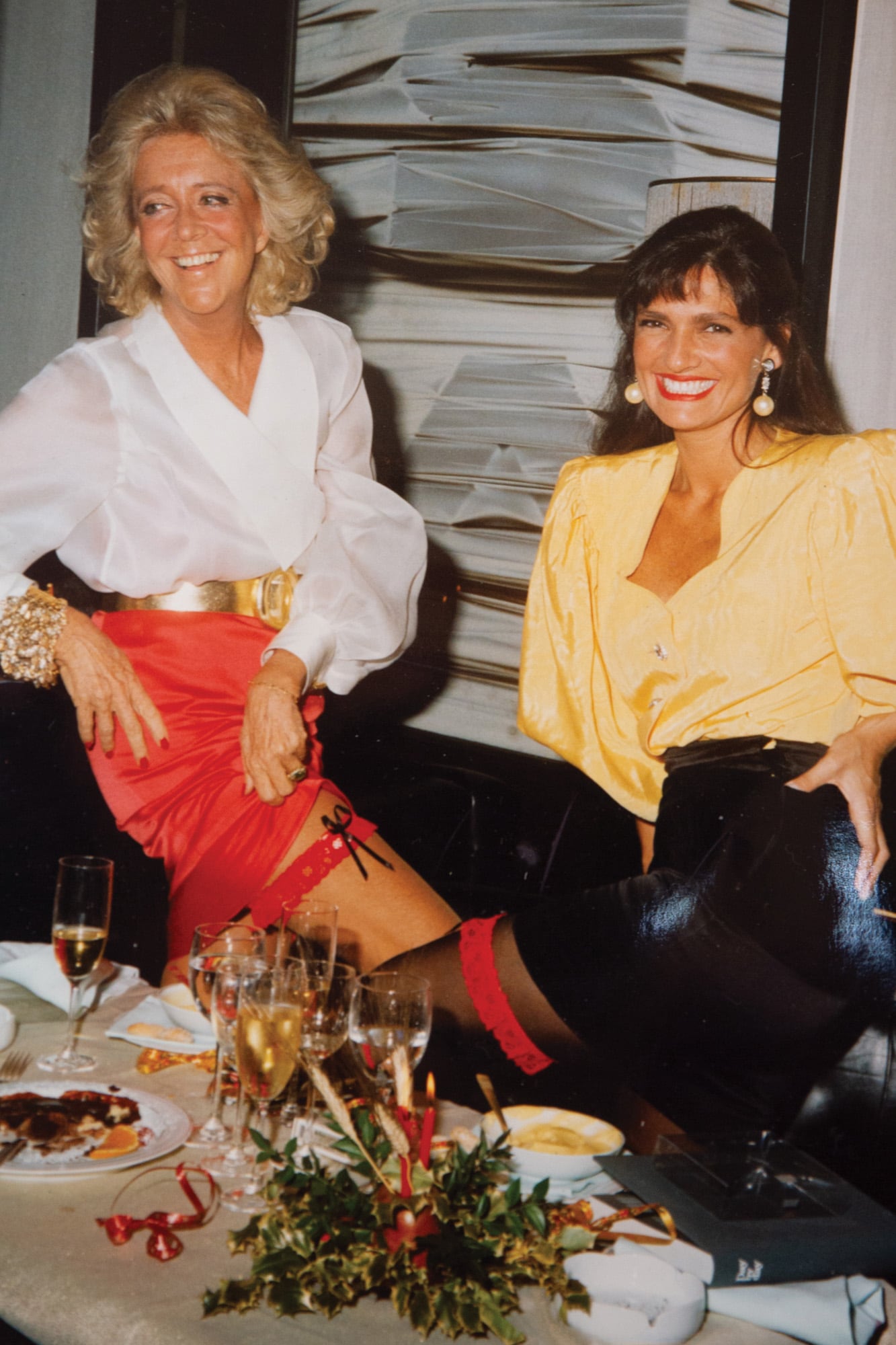 Esta imagen es una de las preferidas de Teresa con su suegra. La tomaron durante un Año Nuevo que celebraron en casa del padre de Cristiano Rattazzi, en Milán