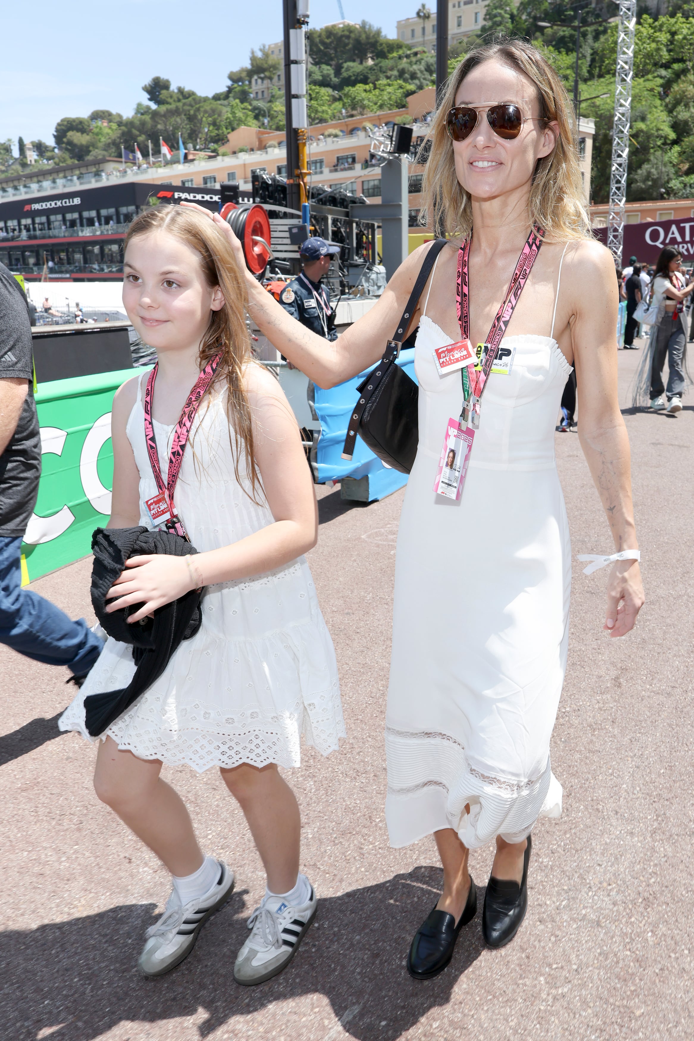 La actriz
Olivia Wilde y su
hija, Daisy