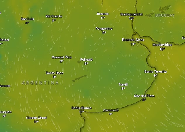 Hay alerta roja y naranja por frío extremo, nevadas y vientos para este sábado 25 de julio: las provincias afectadas