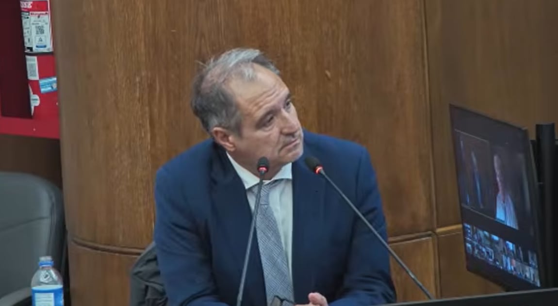 Diego Cabot durante su declaración