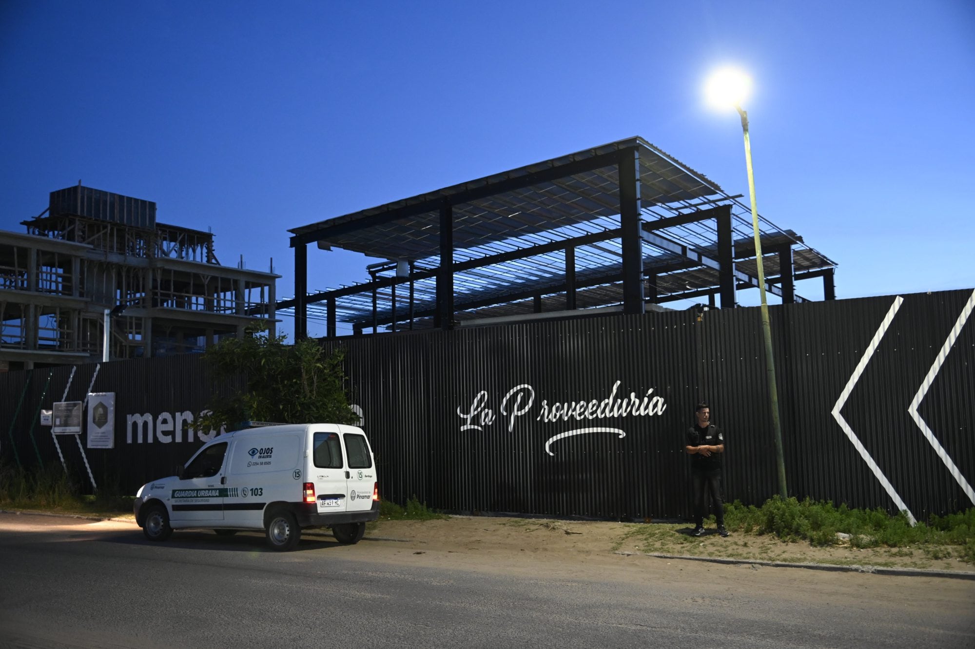 La víctima participaba de la construcción de una filial del supermercado La Proveeduría