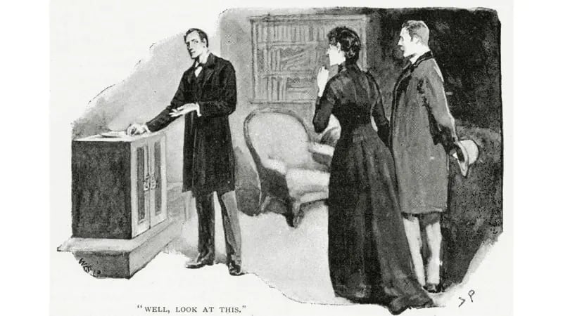 Una ilustración de la publicación original de 1892 de