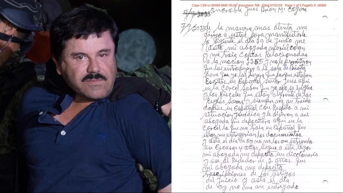 La inagotable pluma del reo 89914053: las cartas del Chapo desde la prisión de Colorado