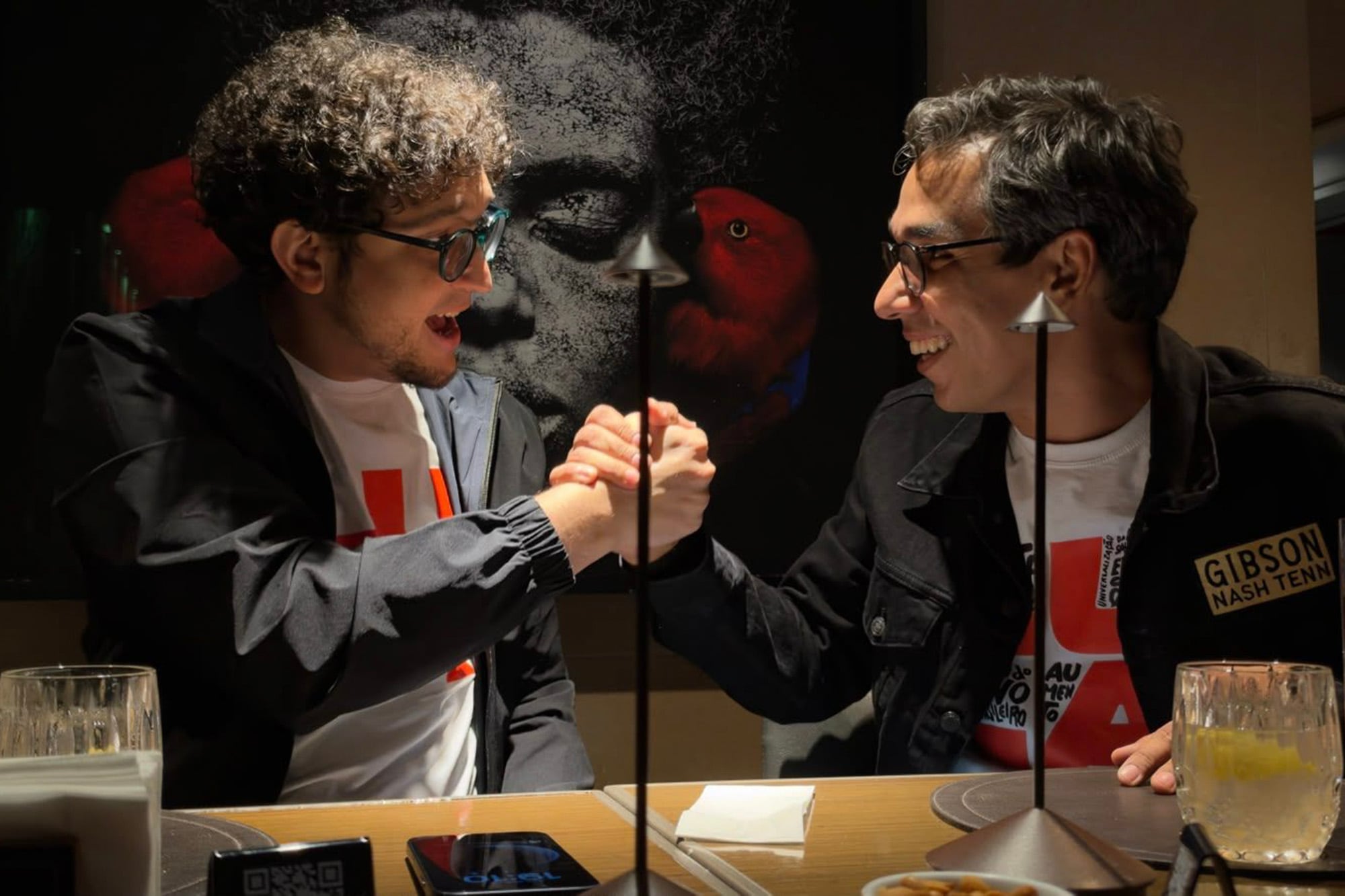 Rafael Marroquim y Chico Kertesz, del joven equipo de campaña de Lula