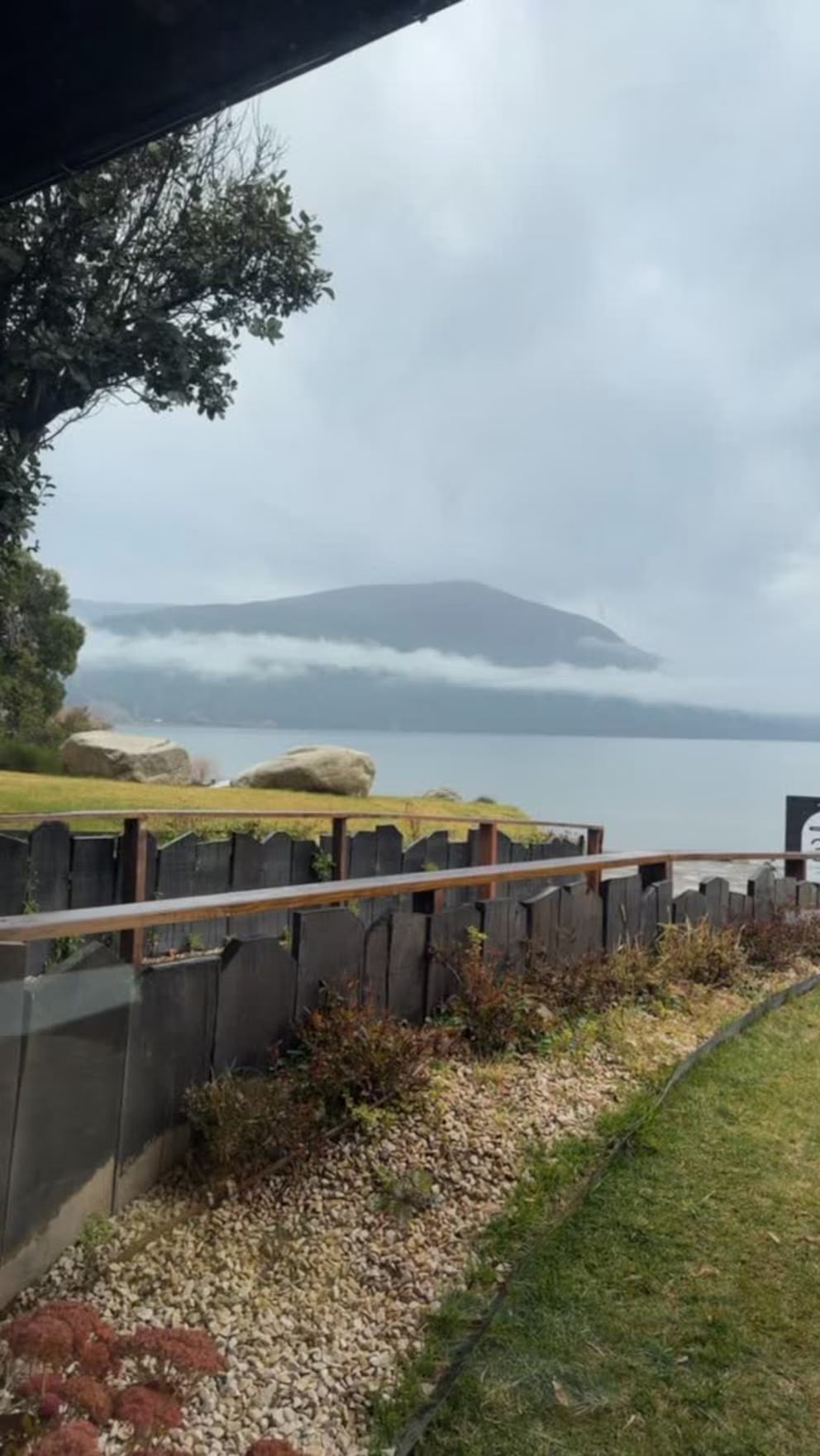 Una de las postales con las que Graciela Alfano sorprendió a sus seguidores desde la Patagonia (Foto: Captura Instagram/@iconoalfano)