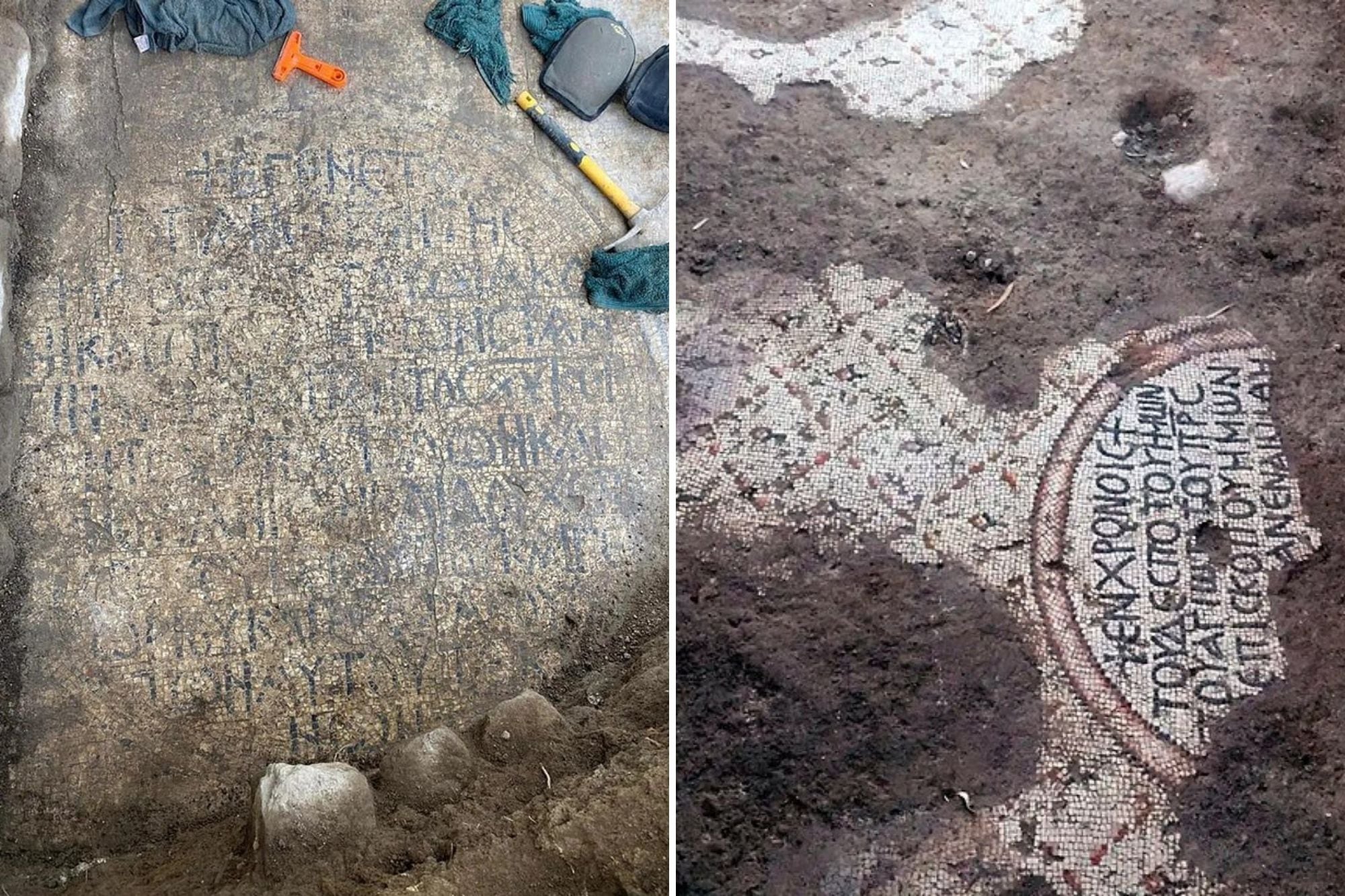 Encontraron, en una iglesia en ruinas que data de finales del siglo V, un mosaico que evoca a Pedro; además, el suelo de la iglesia data de hace 1500 años