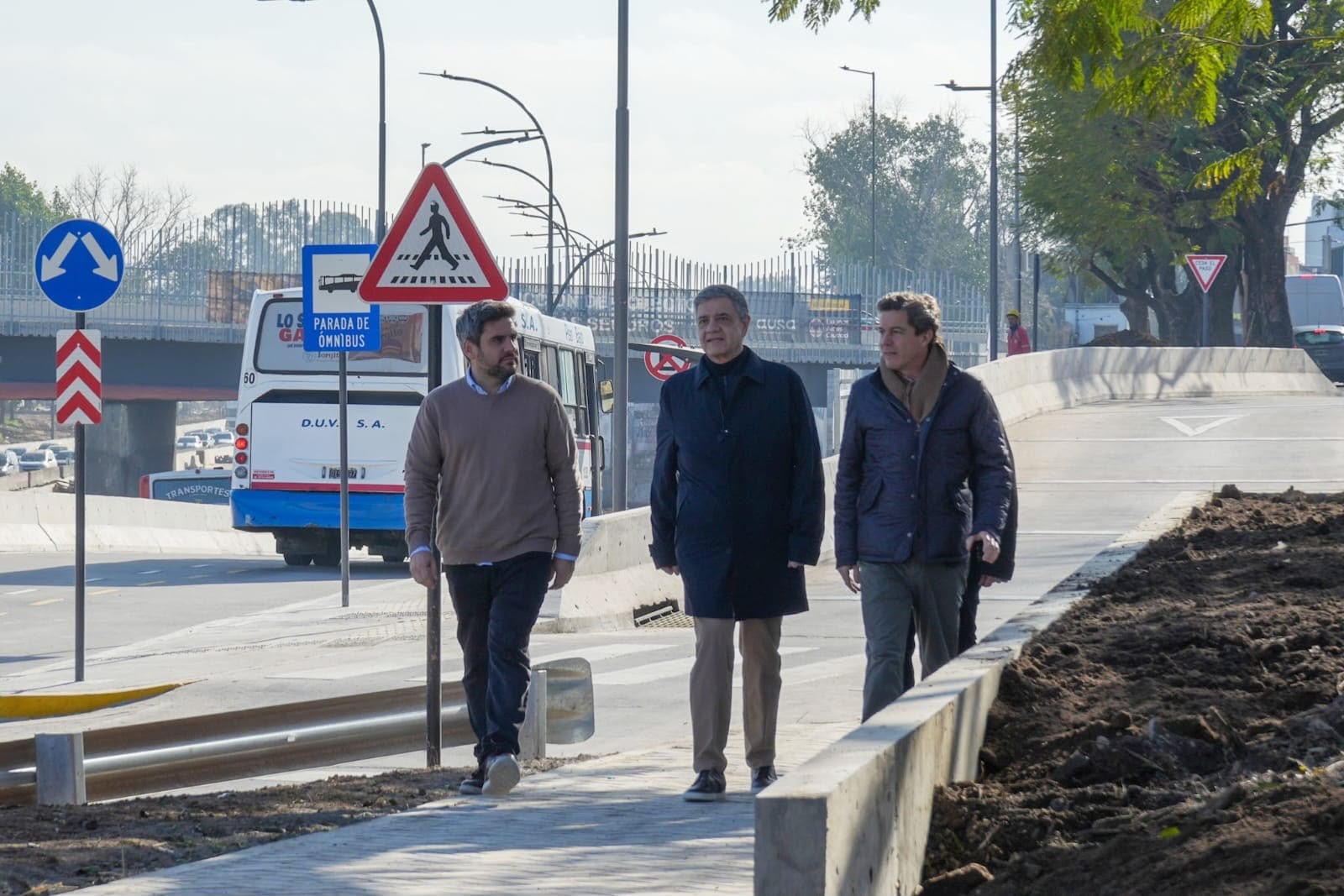 Jorge Macri durante la presentación de la nueva colectora