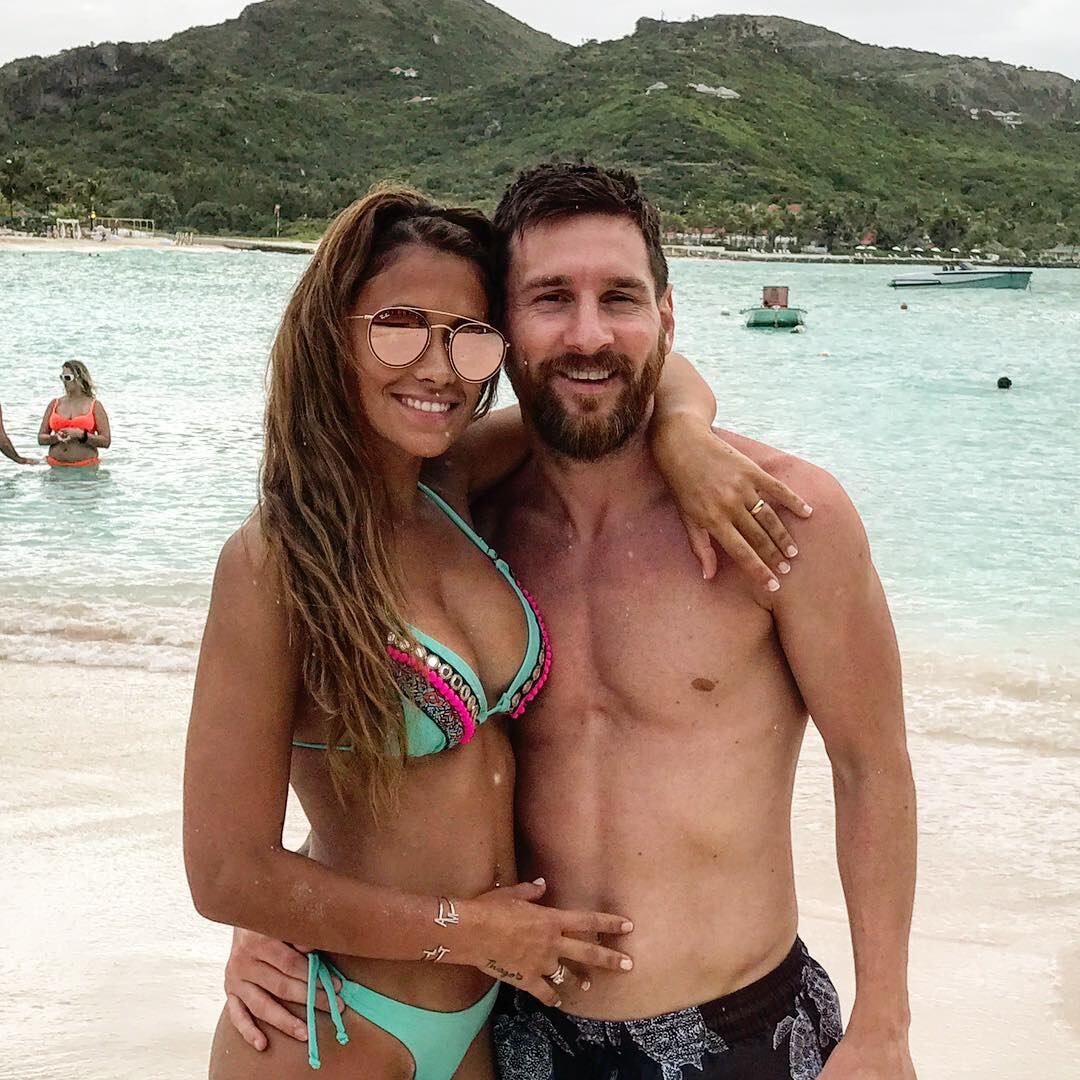 Los novios se fueron de luna de miel a Antigua y Barbuda (Foto: Instagram @antonelaroccuzzo)