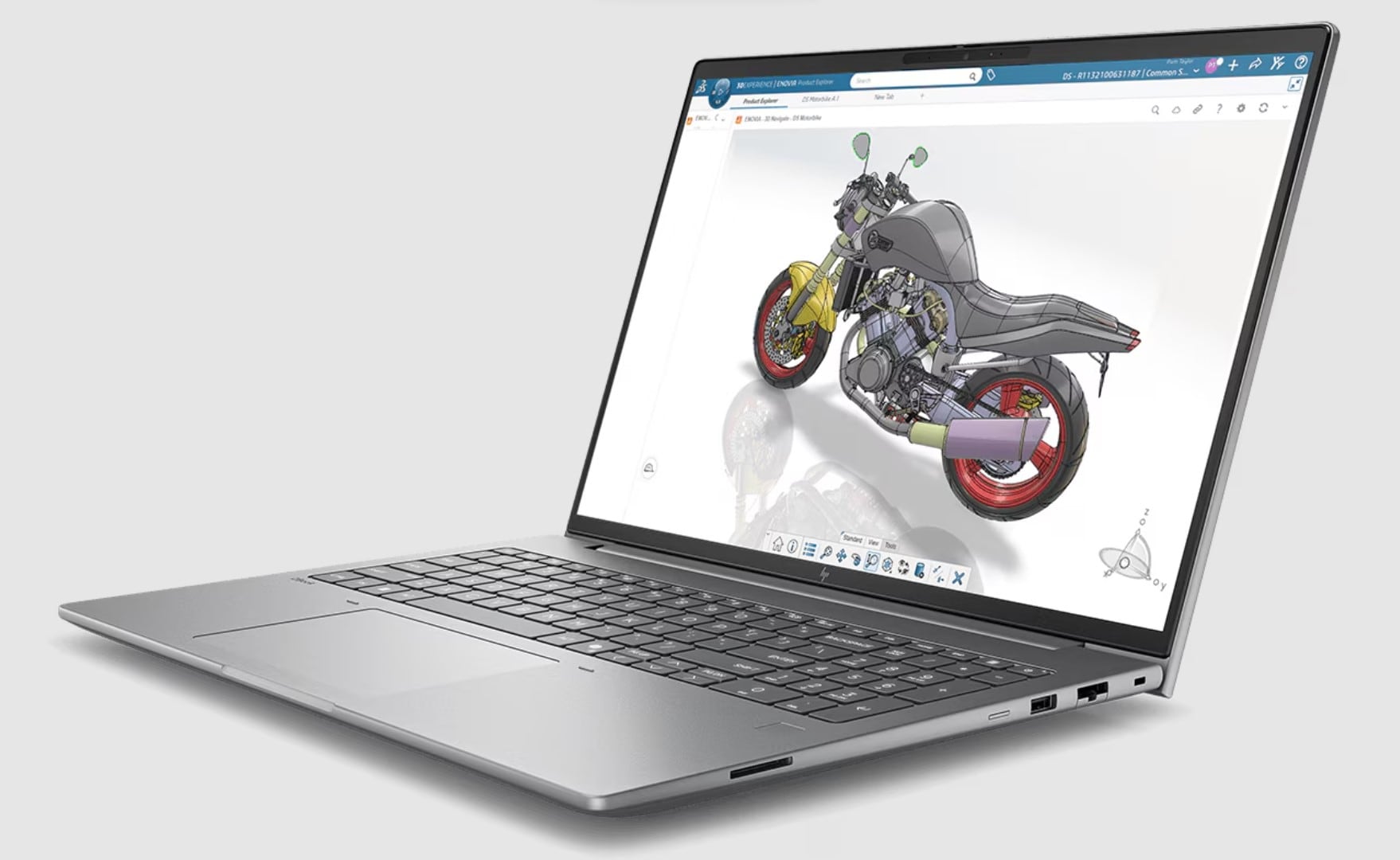 Una notebook HP ZBook X