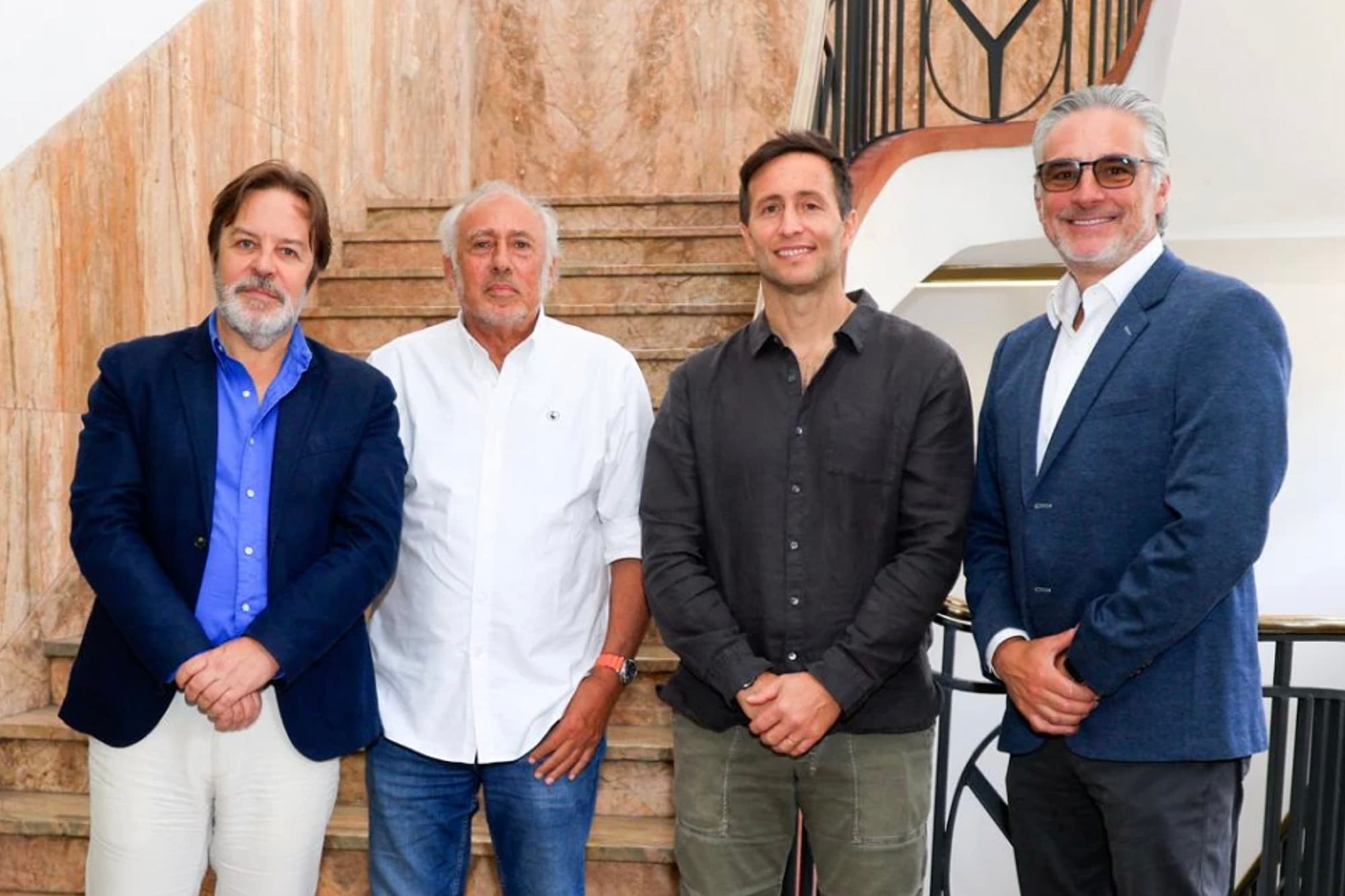 Jorge Carey, Gustavo Yankelevich, Tomás Yankelevich y Edgar Spielmann