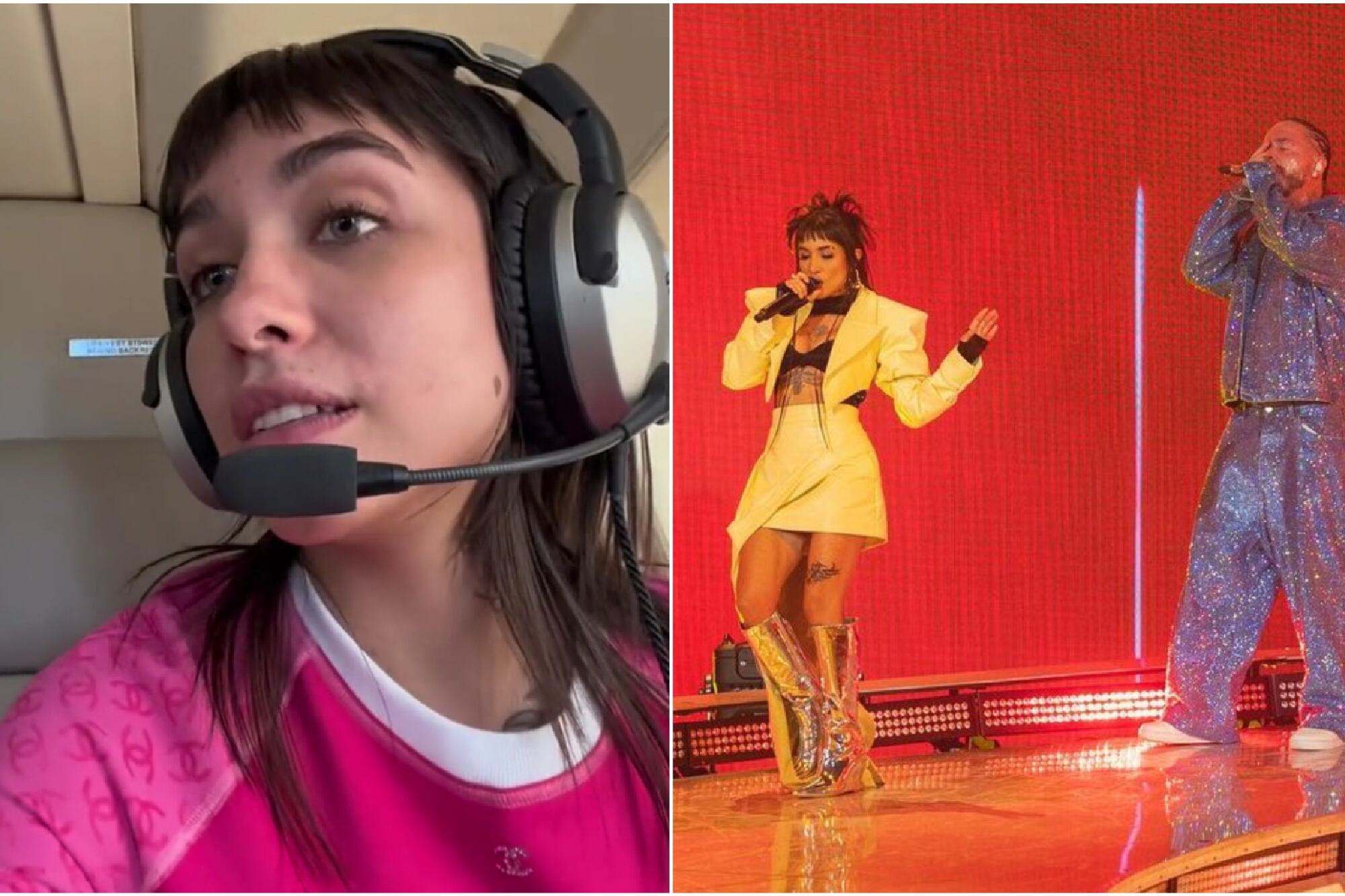 María Becerra mostró el inesperado viaje que hizo para llegar a Coachella y cantar con J Balvin: “¡No llegamos!”