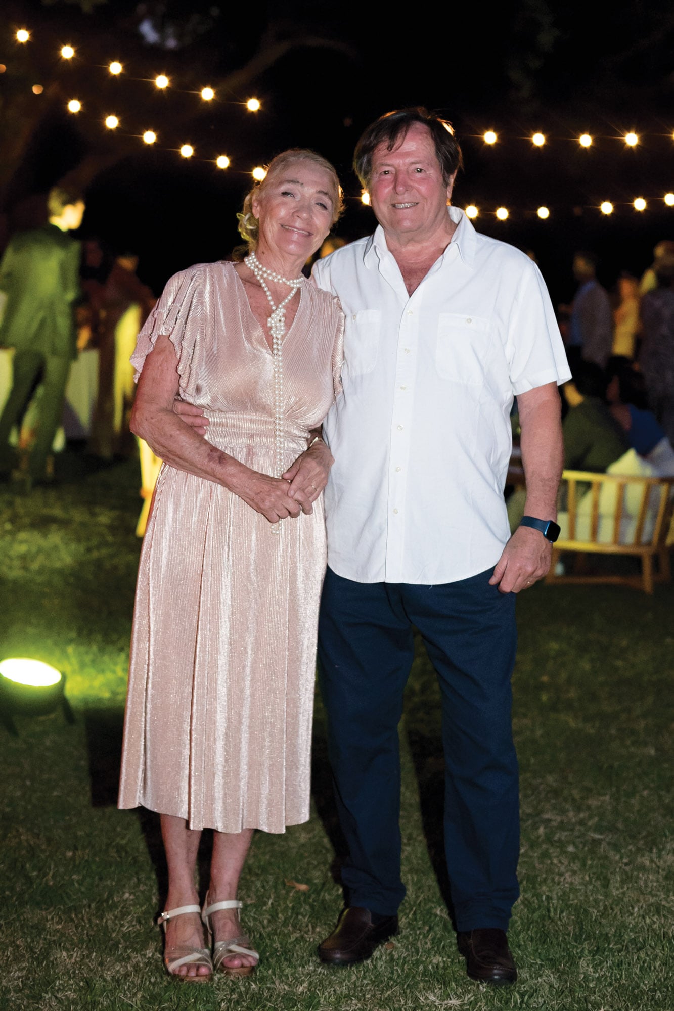 Agustina Blaquier
Nelson, abuela de
novia, y su marido,
Costabile Matarazzo
Priani.