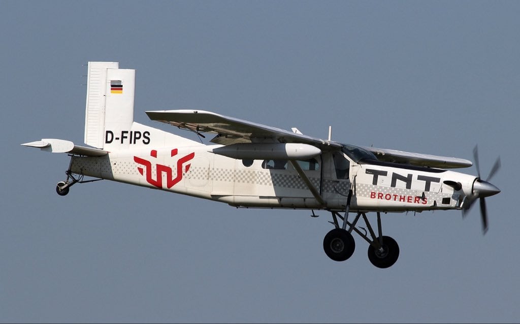 La avioneta que cayó, un Pilatus PC-6/B2-H4 Turbo Porter