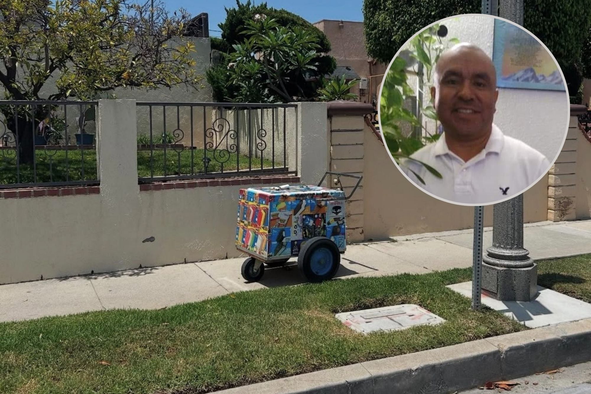 El ICE lo detuvo en California y su carrito de paletas abandonado se volvió viral: fue liberado y contó su experiencia