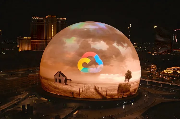 El Mago de Oz, proyectada en la Esfera de Las Vegas