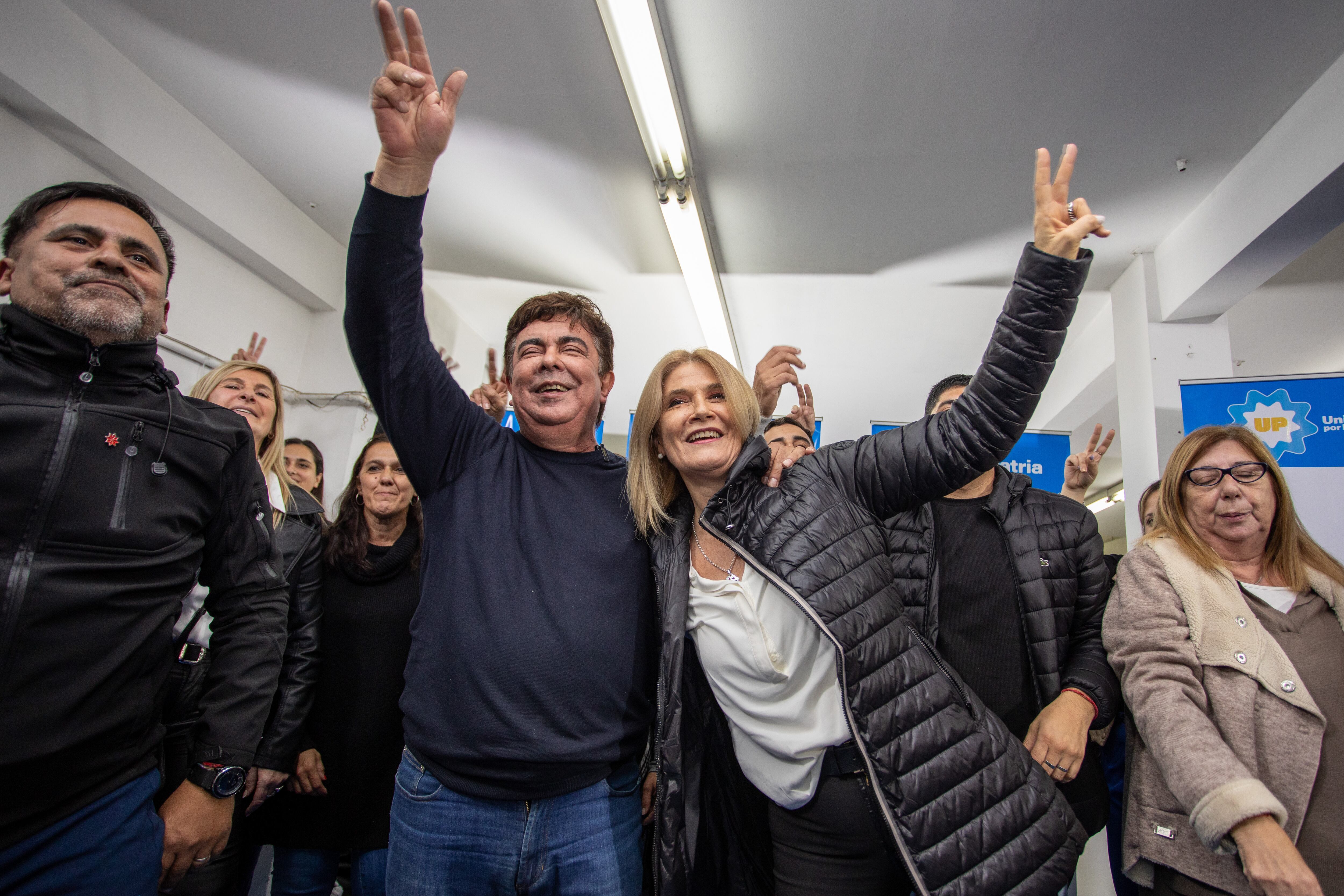 Fernando Espinoza y Verónica Magario