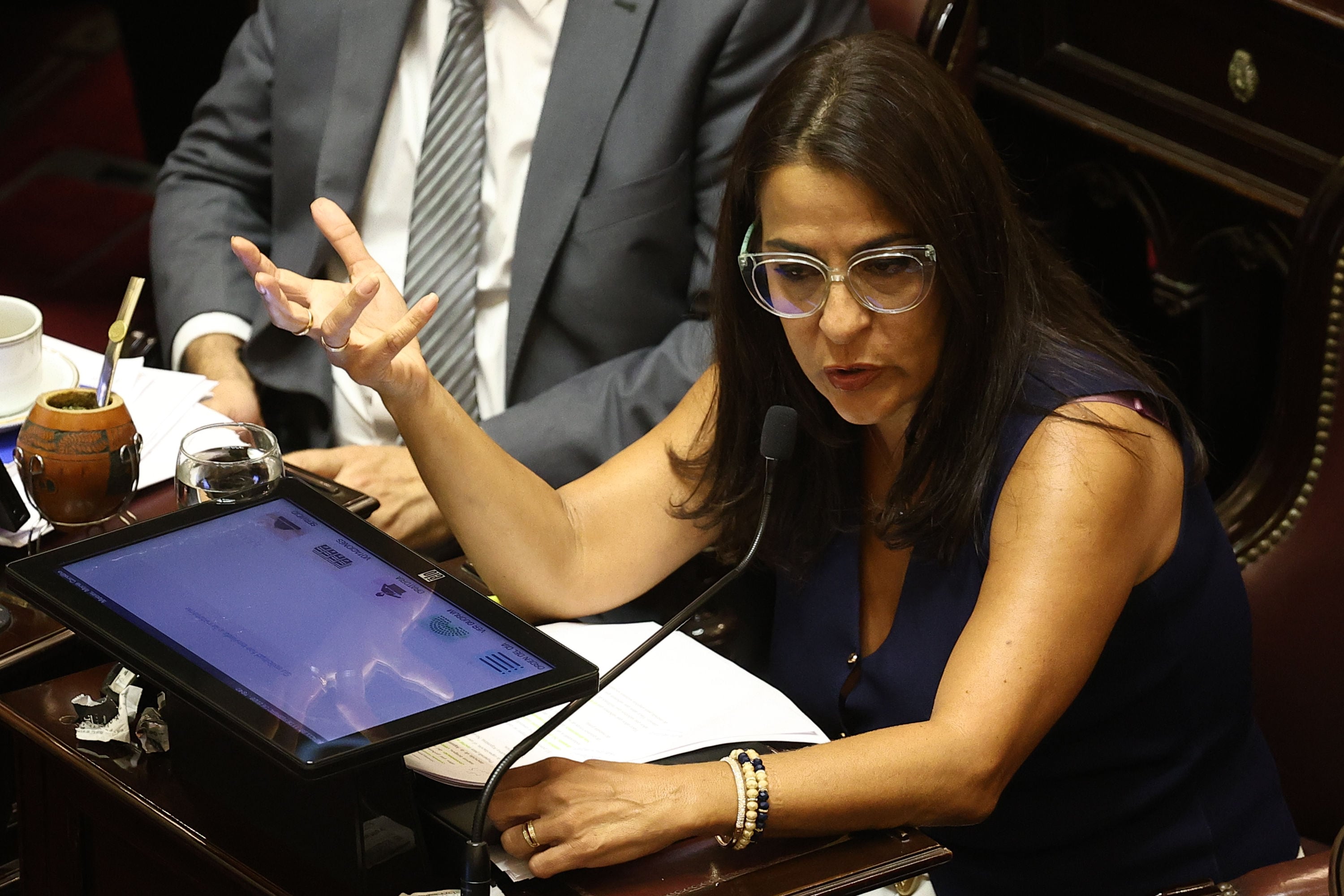 La senadora María Carolina Moisés.