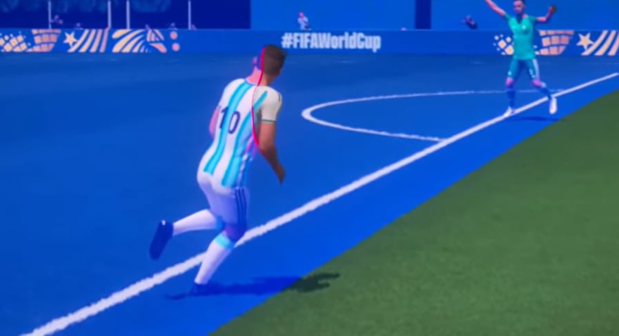 El offside de Messi según el VAR