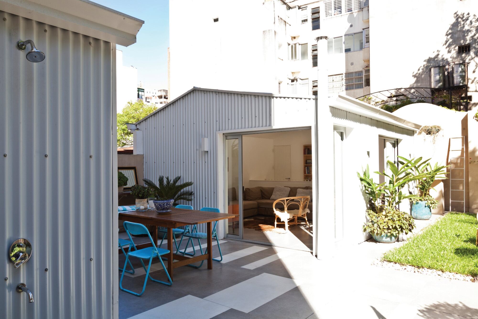 Situaciones distintas en este máximo aprovechamiento de la terraza.