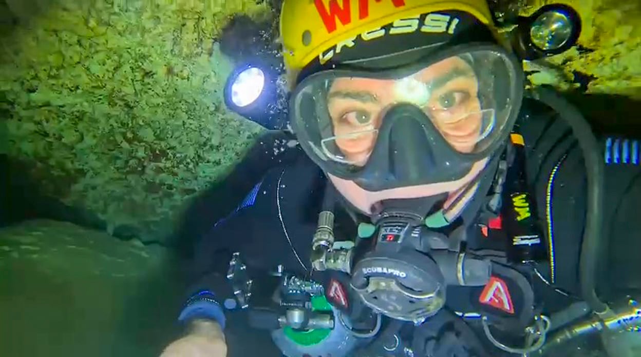 La fascinación de Munnich por explorar no comenzó con el buceo