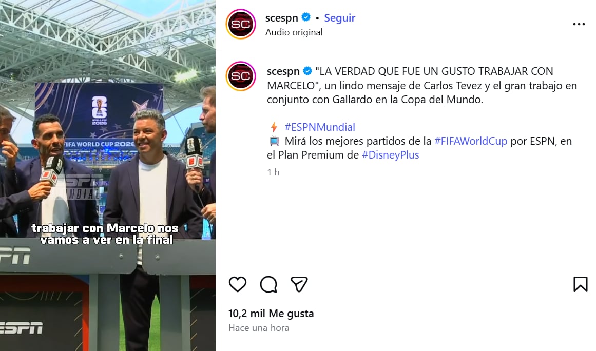 Los hinchas resaltaron el gesto de ambos entrenadores