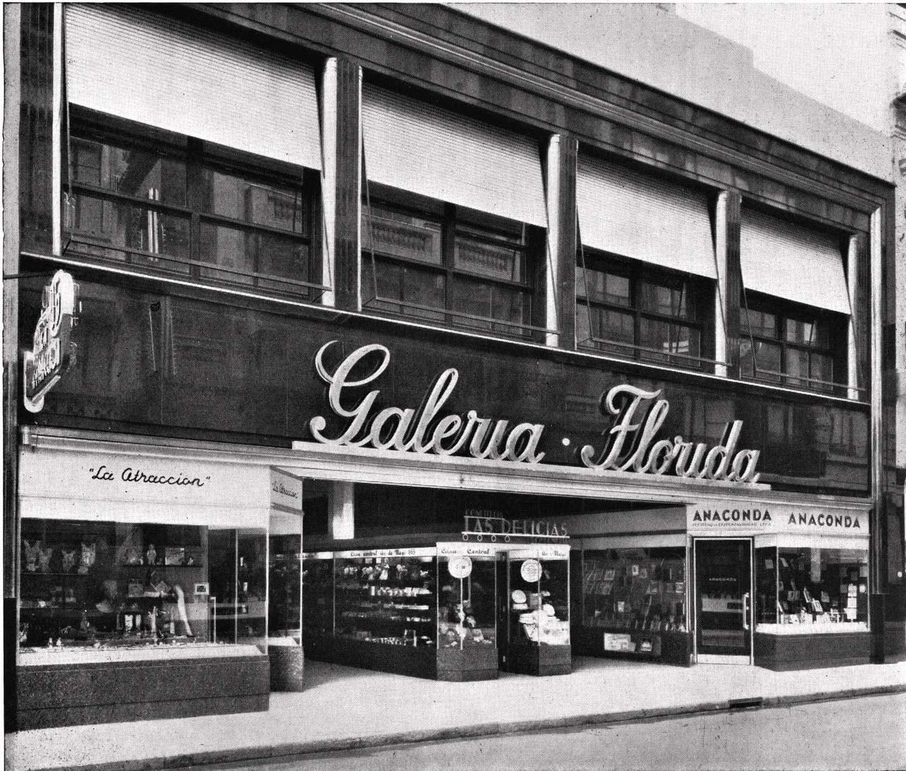 Galería Florida, en el 251, tuvo su época de esplendor en los años 40 y 50