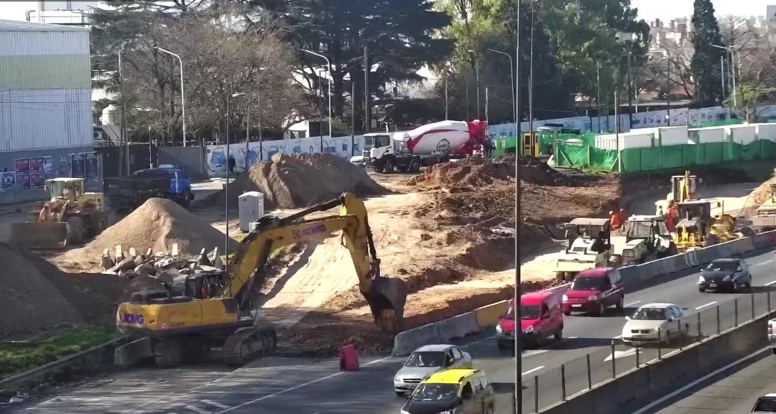 Las colectoras norte y sur servirán para desviar el tránsito cuando empiece la reestructuración de la autopista propiamente dicha