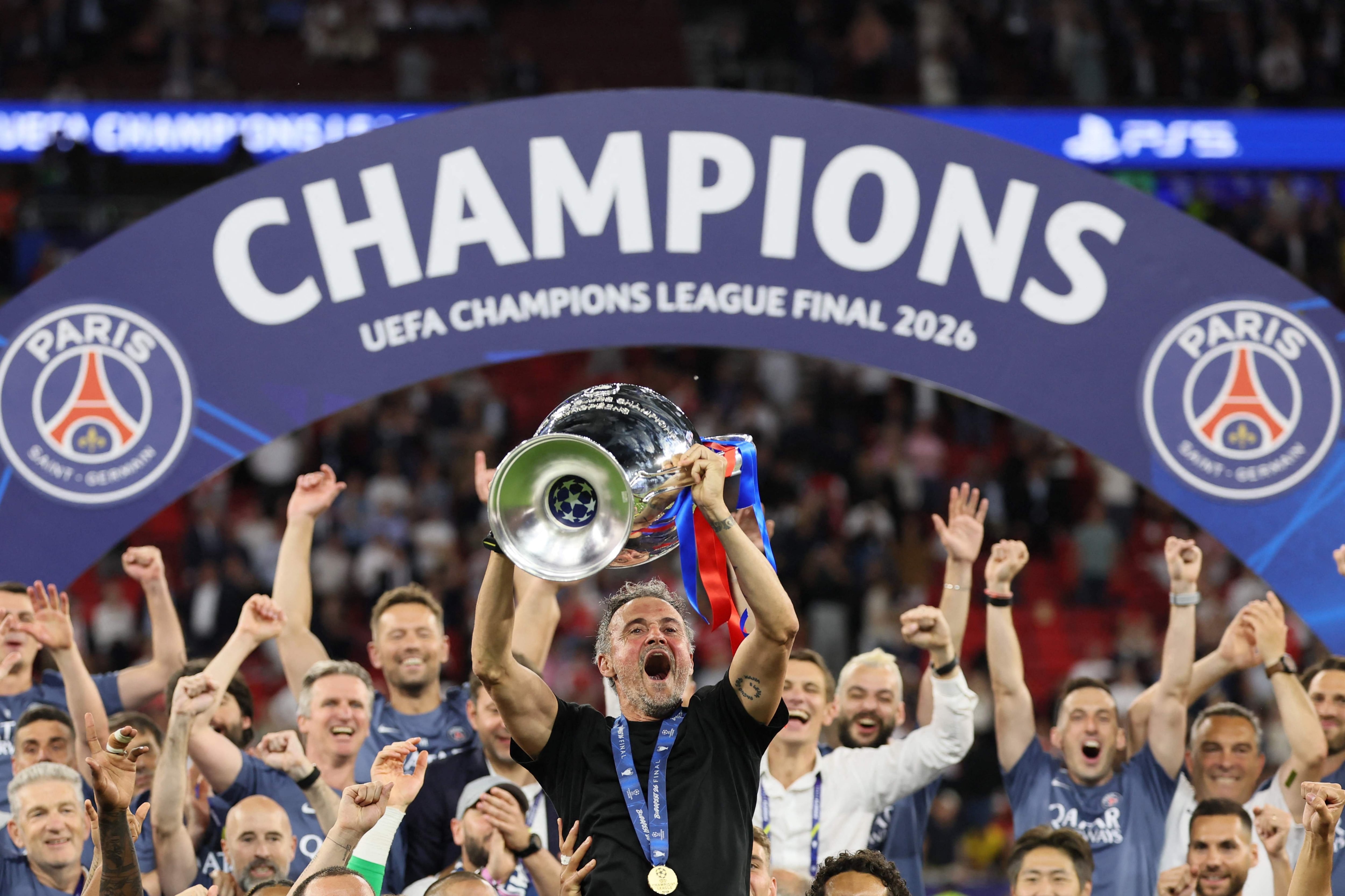 Luis Enrique, el arquitecto de la obra del PSG bicampeón de la Champions League