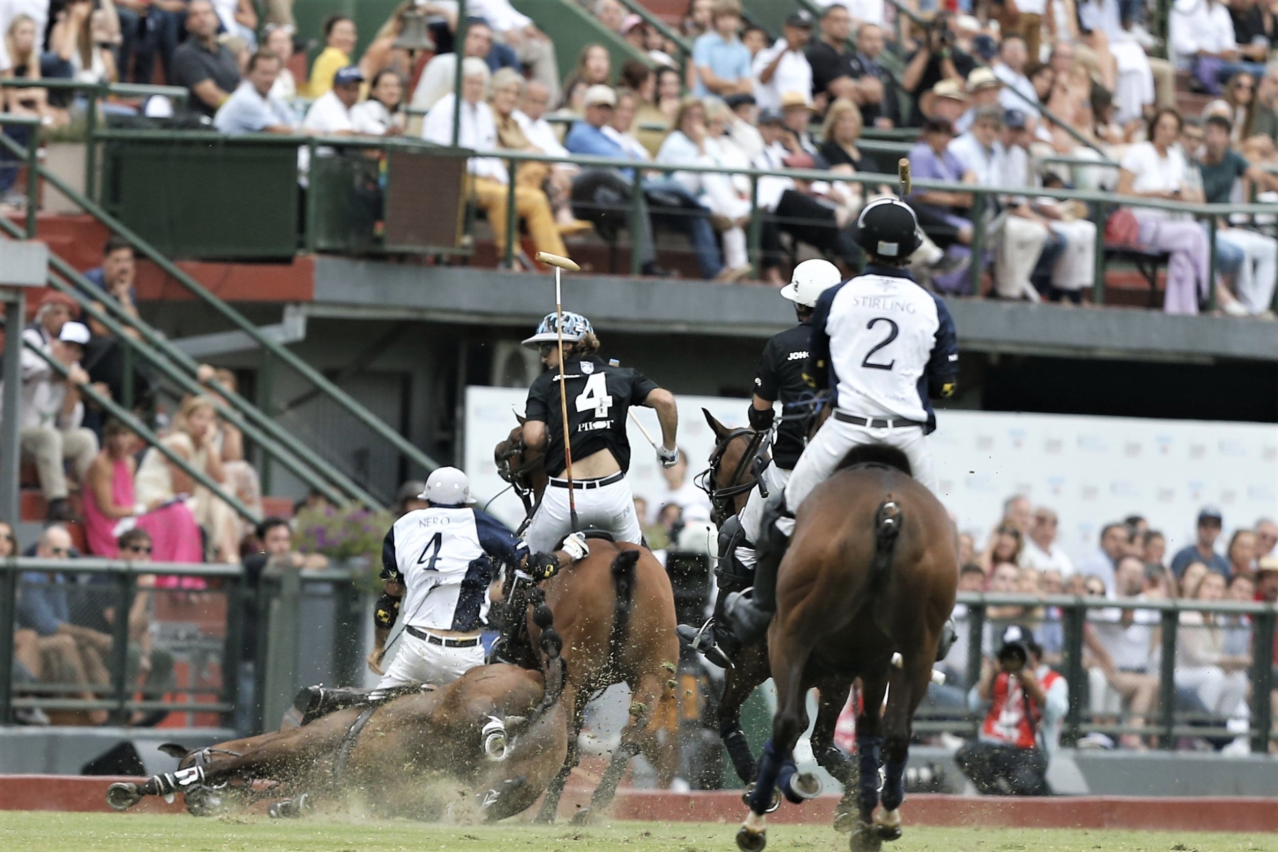 La tremenda caída de Juanma Nero en la final de Palermo 2019: sufrió fractura de peroné