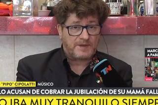 Pipo Cipolatti cobró durante meses la jubilación de su madre fallecida
