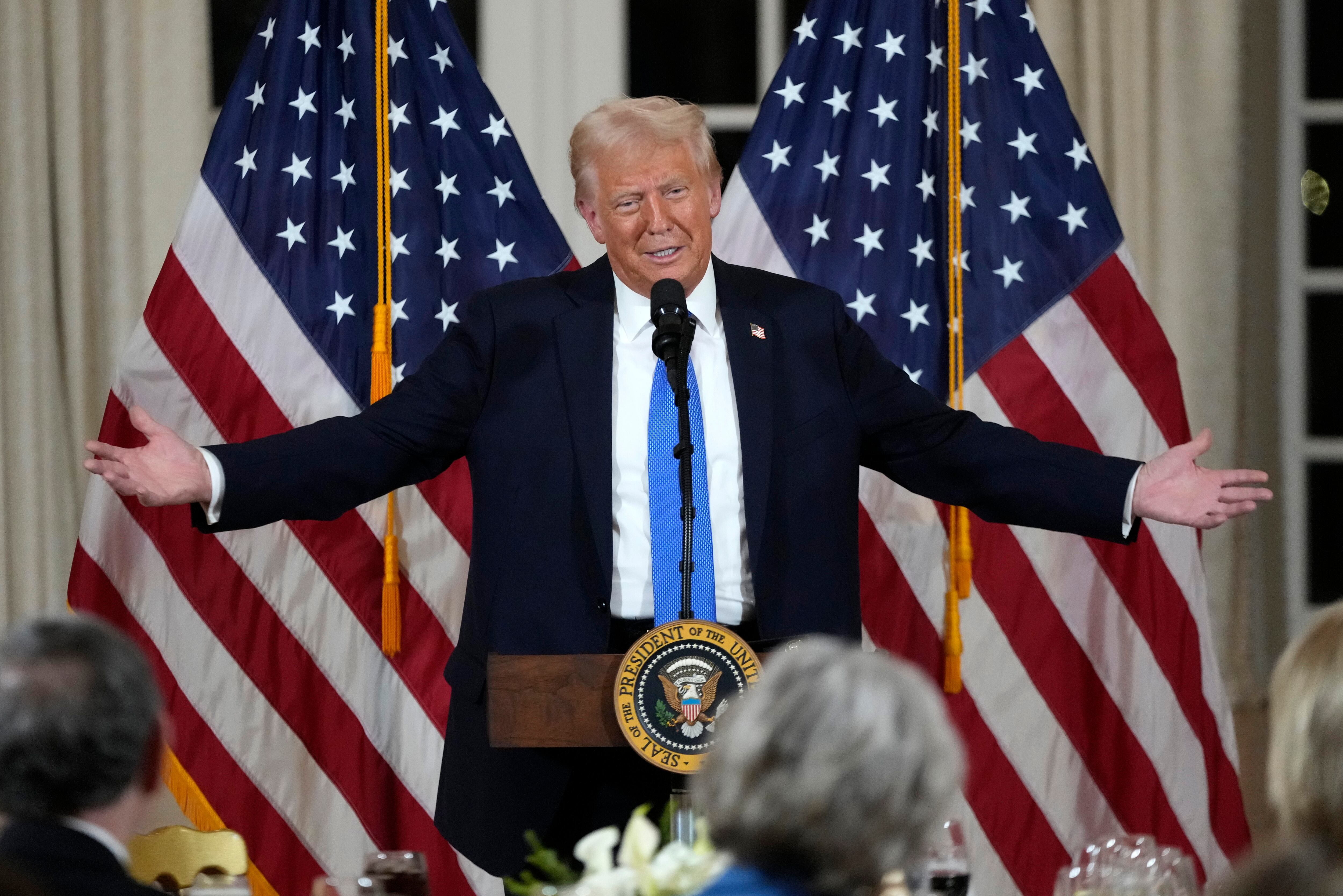 El presidente estadounidense Donald Trump