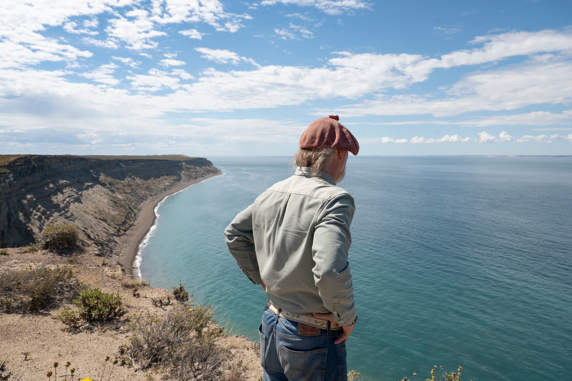 El campo tiene acantilados con vistas increíbles