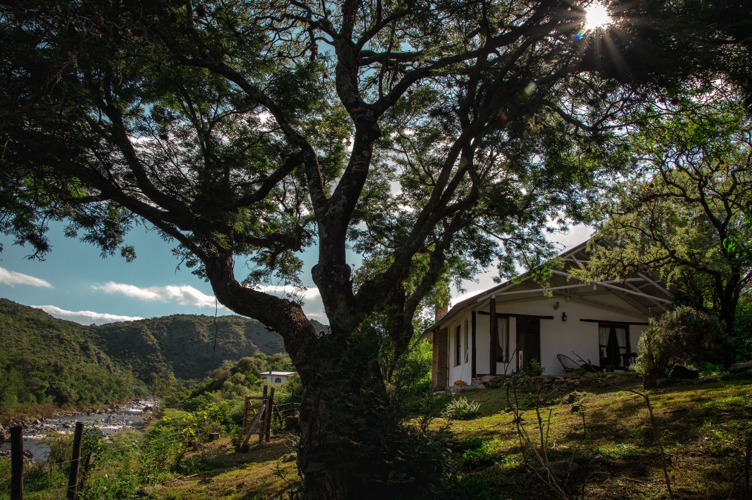 Una de las cabañas de Villa Kamiare.