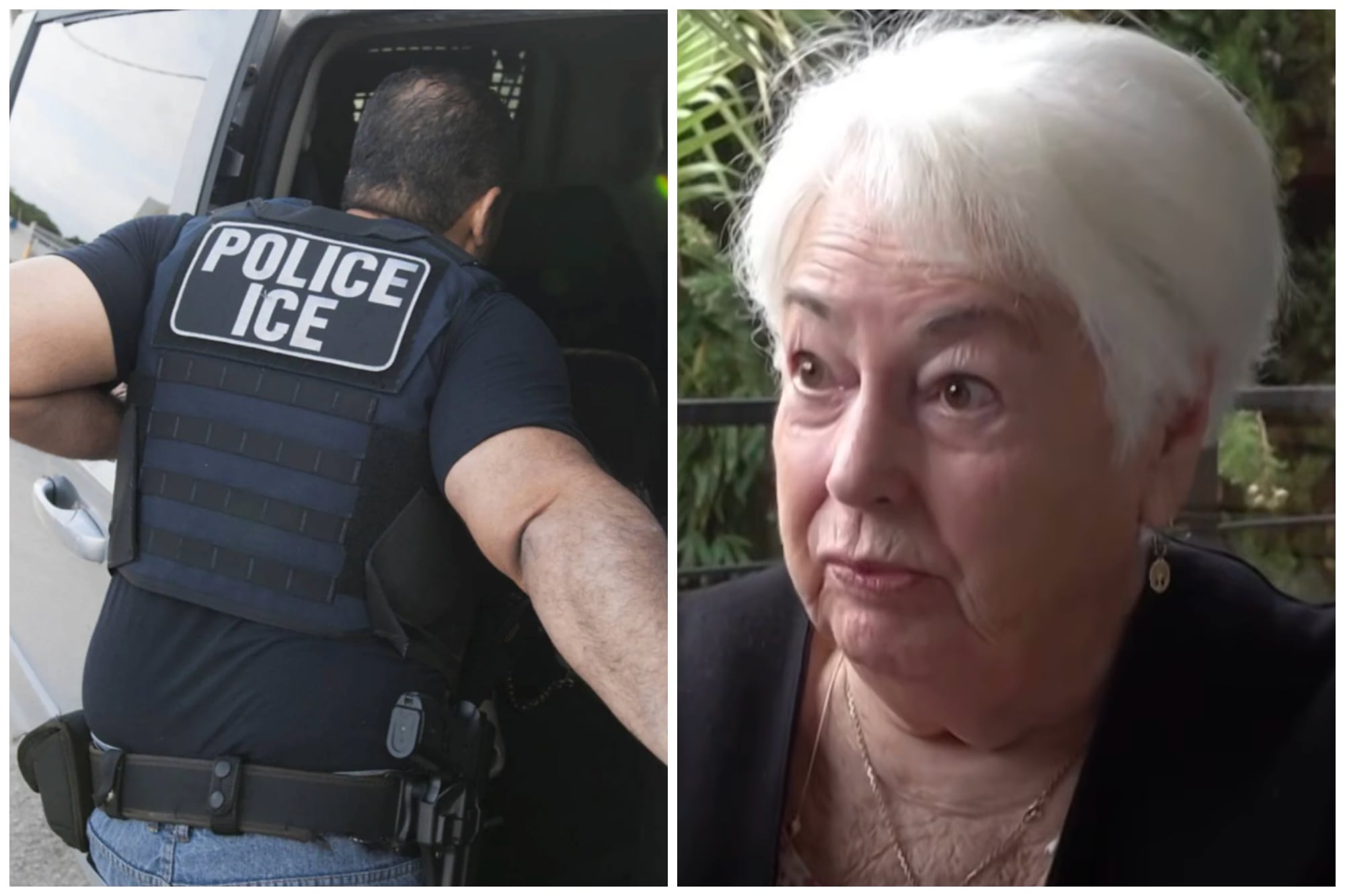 Tiene 85 años, es viuda de un veterano de EE.UU. y estuvo detenida por el ICE: “Lloraban niños y bebés”