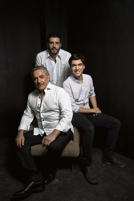Junto a Marco Antonio Caponi y Agustín Sullivan, los otros dos