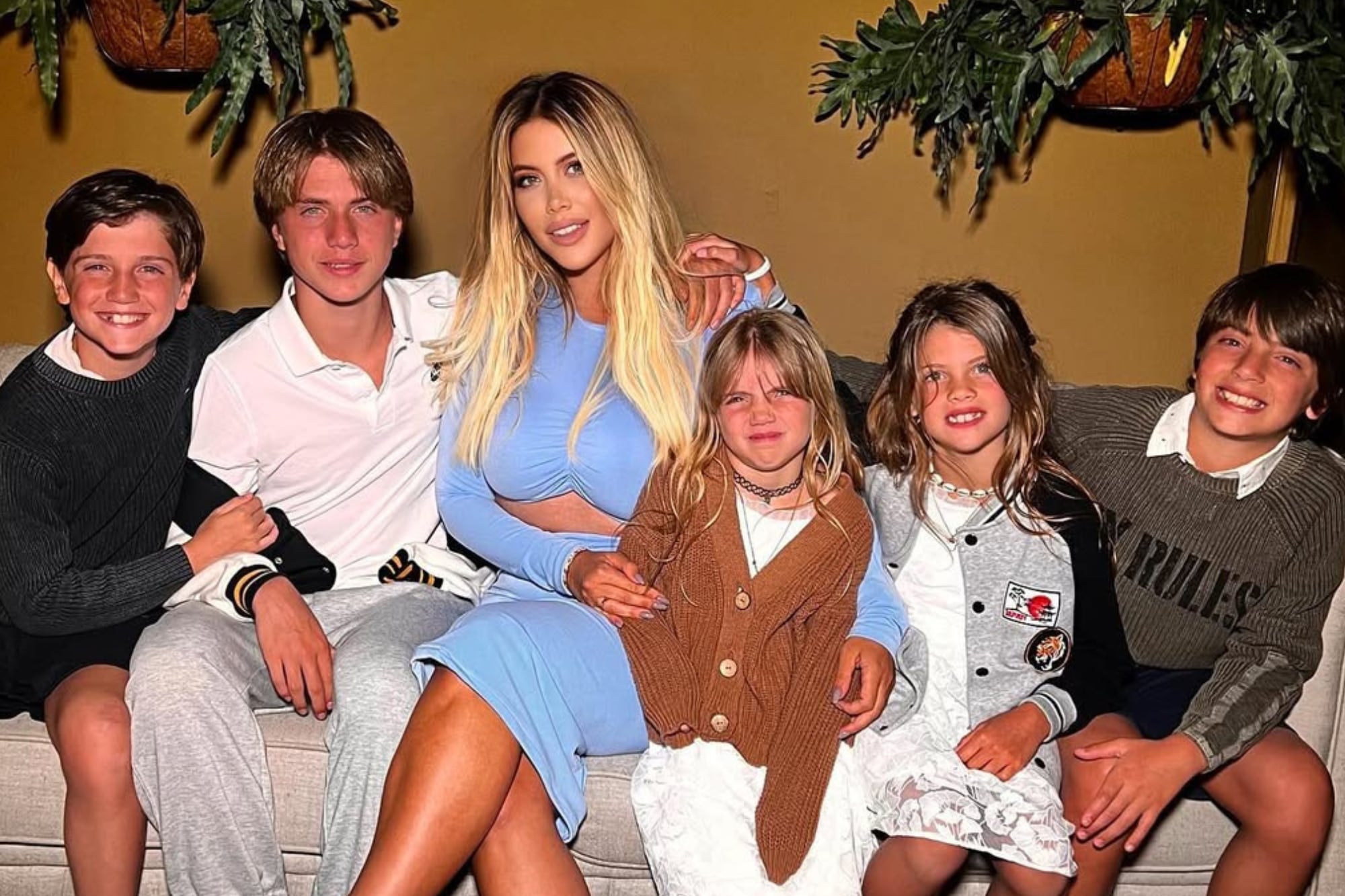 Durante la final del Mundial: así es la casa de campo de Wanda Nara en Milán donde le entraron a robar
