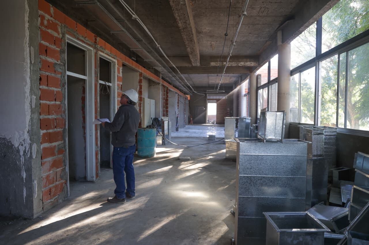 Las obras en el Hospital Penna
