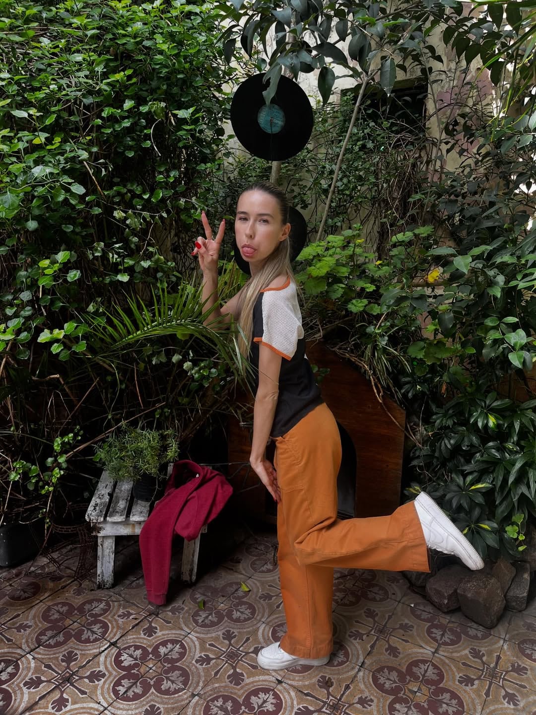 La joven alemana hace trabajos como actriz y modelo (Foto: Gentileza Sylvia-Antonia Heiss)